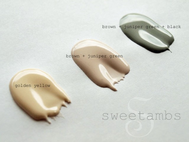 bees color palette