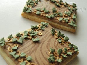 wood grain icing