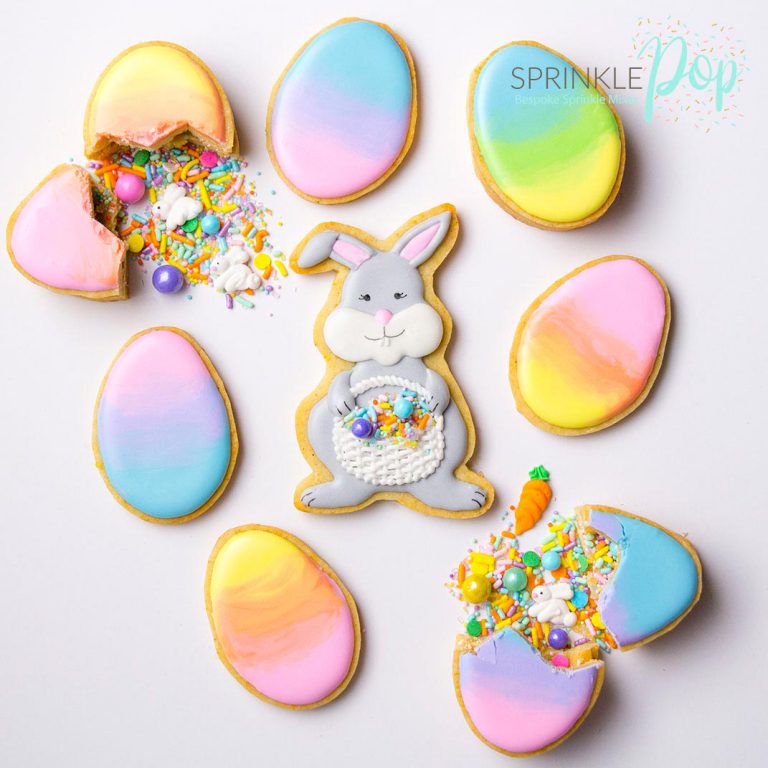 Surprise-Inside Easter Cookies with Sprinkle Pop!
