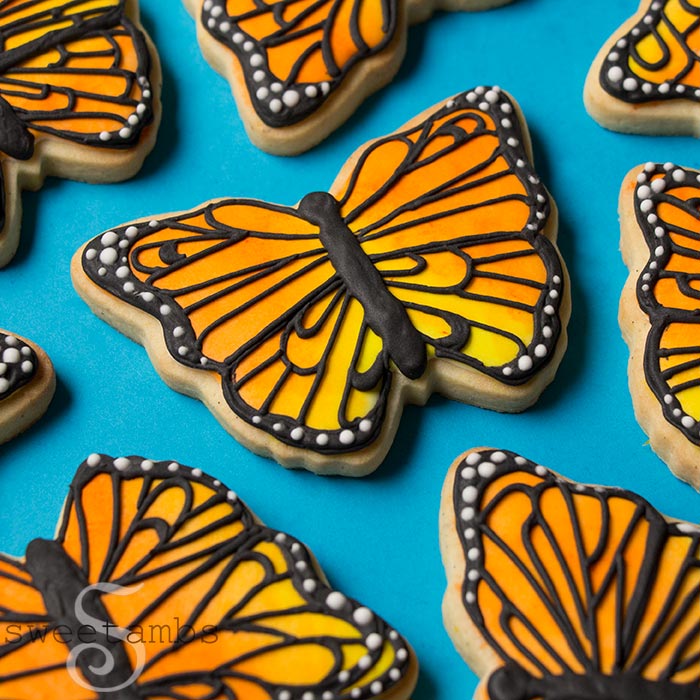 Monarch Butterfly Cookies.