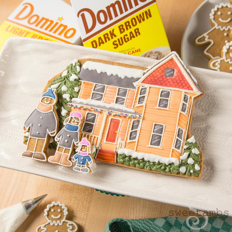 My Gingerbread Home! CONTEST ANNOUNCEMENT and Cookie Tutorial with Domino® Sugar!