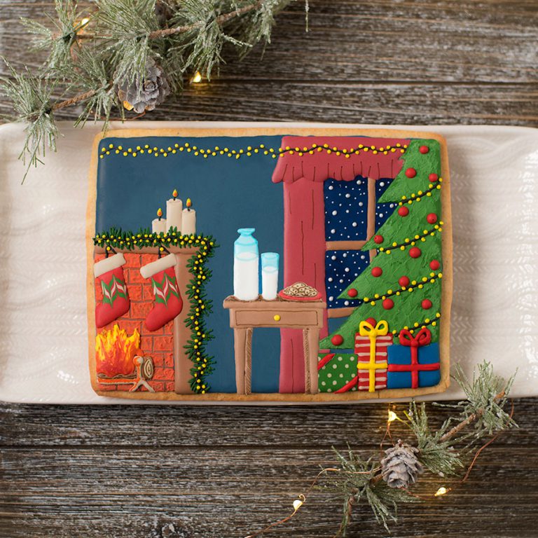 Christmas Scene Cookie - Go Bold With Butter!