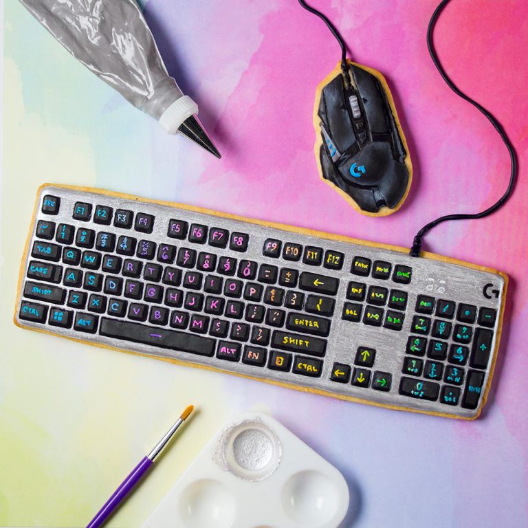 Keyboard and Mouse Cookies with Logitech G - Tutorial and GIVEAWAY!