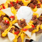 April fools day dessert that looks like nachos