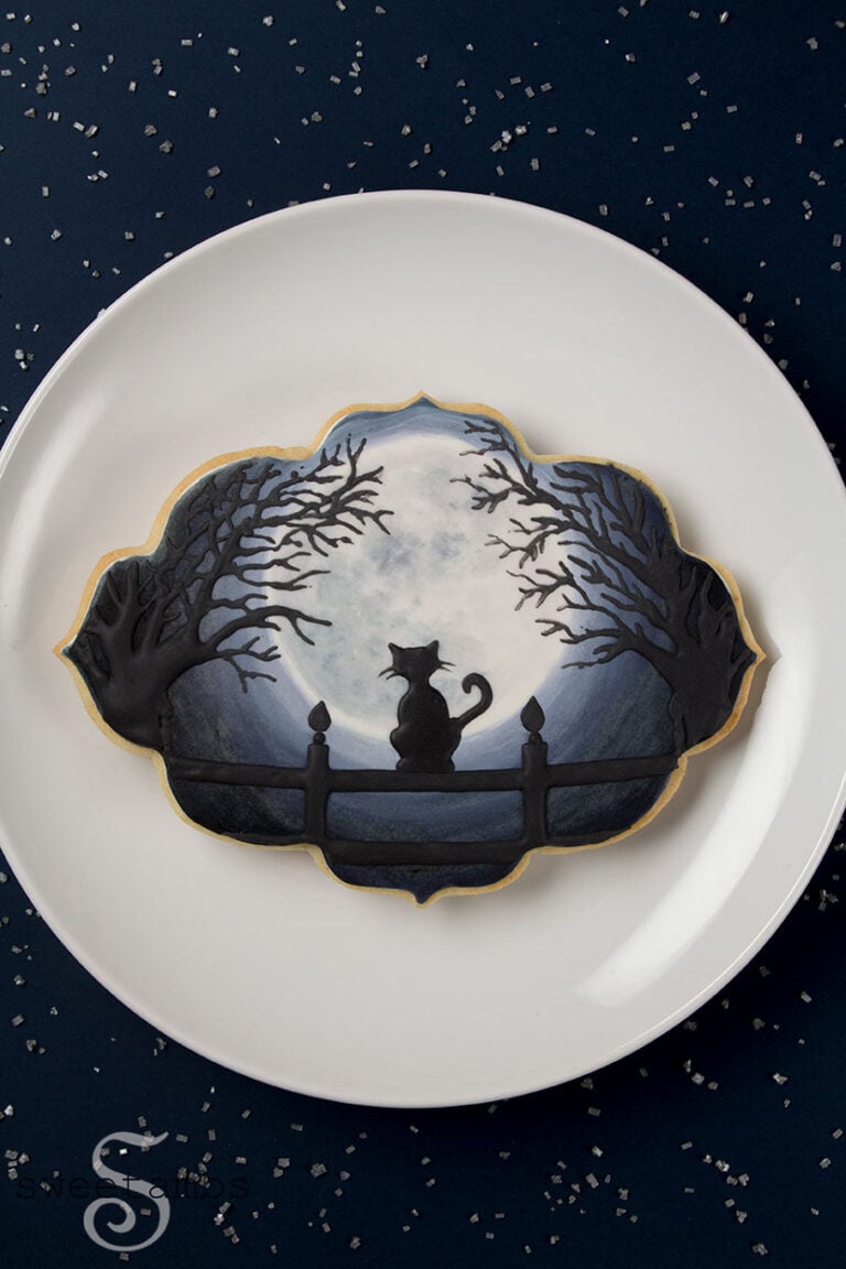 Halloween Night Silhouette Cookie