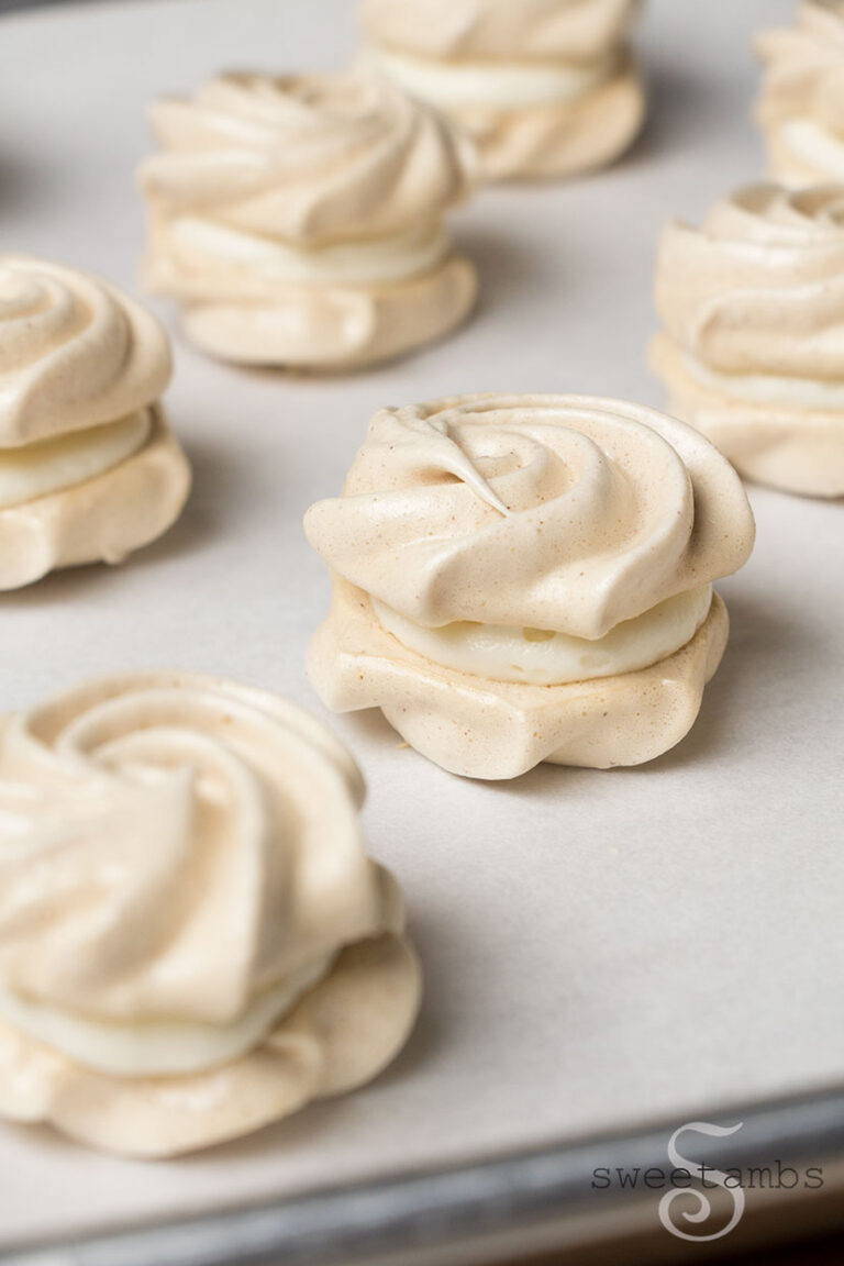 Holiday Spice Meringue Cookies