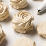 holiday spice meringue cookies