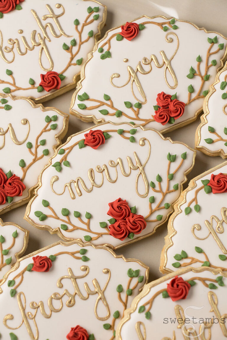 Christmas Plaque Cookies!