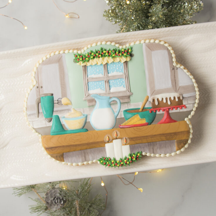 Holiday Baking Scene Cookie - Go Bold With Butter
