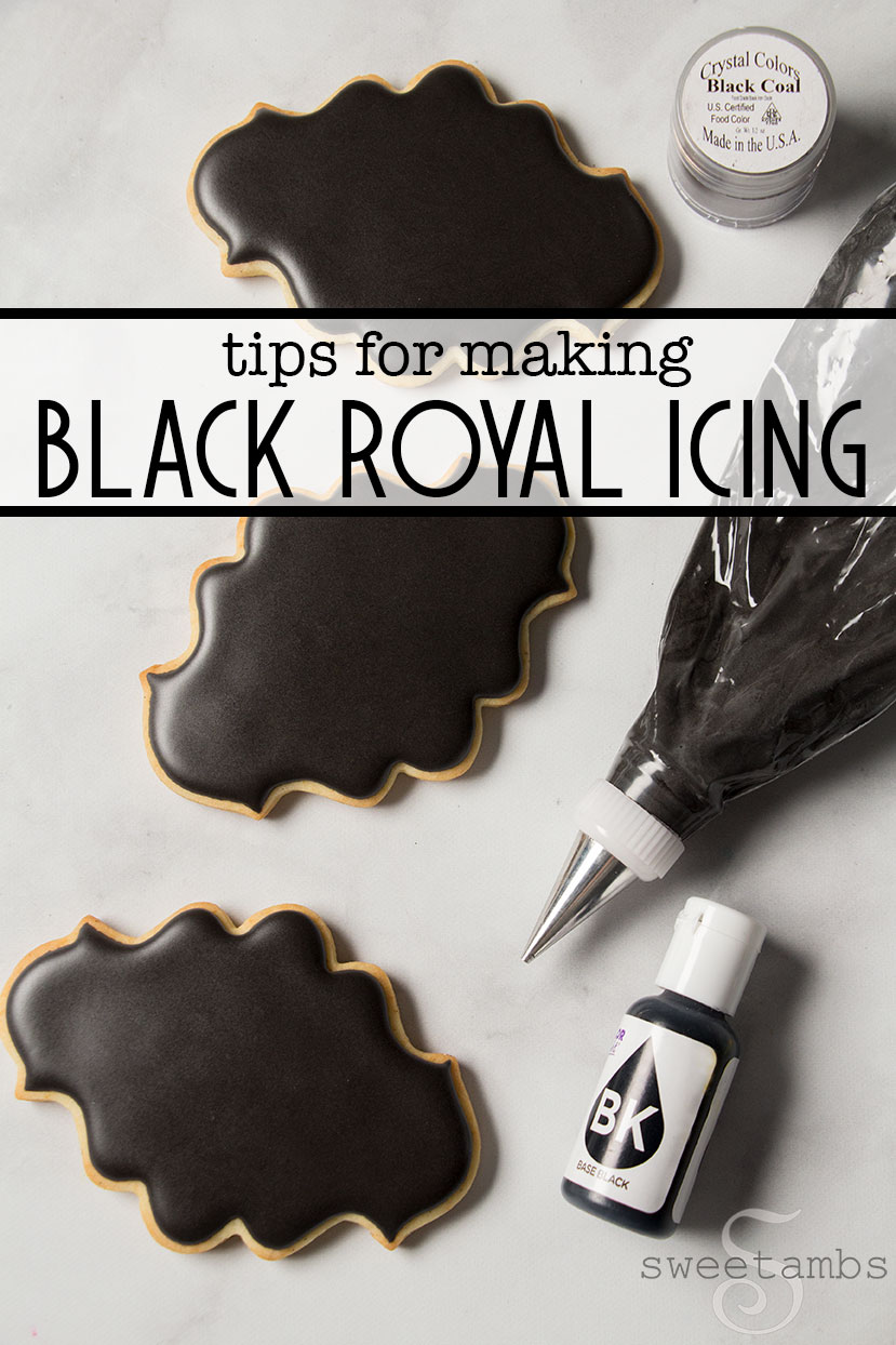 How To make Black Royal Icing (Step by Step Guide