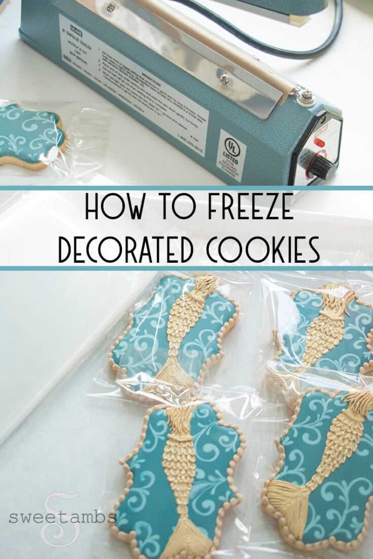 How To Freeze Decorated Cookies