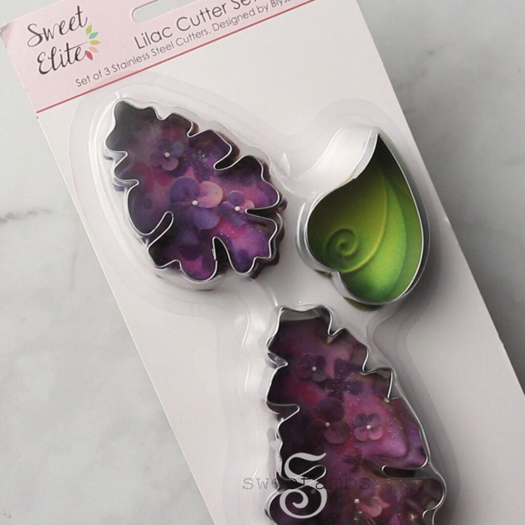 lilac cookie cutters from Sweet Elite Tools